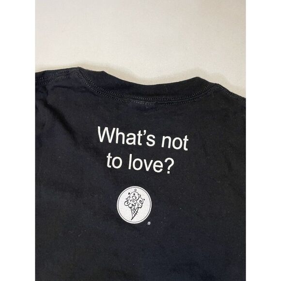 Cold Stone Ice Cream Promo Graphic T-shirt Women Small Black Short Sleeve - Picture 2 of 6